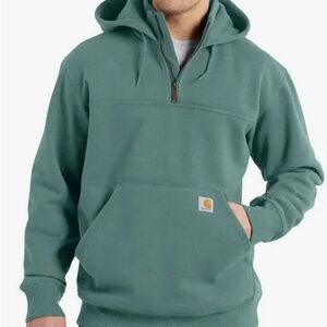Men's Carhartt Rain Defender Loose Fit Heavyweight 1/4 Zip Hoodie